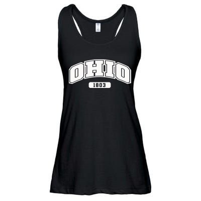 Ohio Collegiate Style 1803 Ladies Essential Flowy Tank