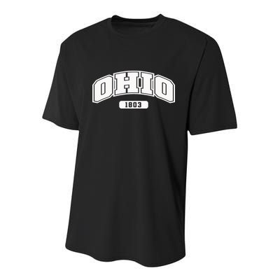 Ohio Collegiate Style 1803 Youth Performance Sprint T-Shirt