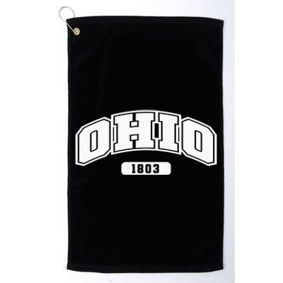 Ohio Collegiate Style 1803 Platinum Collection Golf Towel