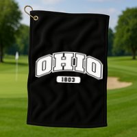 Ohio Collegiate Style 1803 Golf Towel