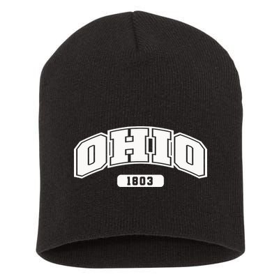 Ohio Collegiate Style 1803 Short Acrylic Beanie