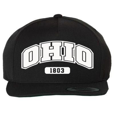 Ohio Collegiate Style 1803 Wool Snapback Cap