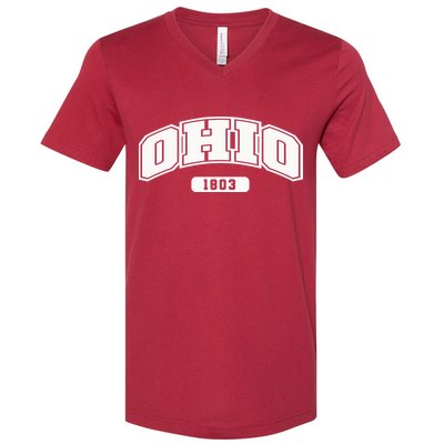 Ohio Collegiate Style 1803 V-Neck T-Shirt