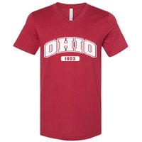 Ohio Collegiate Style 1803 V-Neck T-Shirt