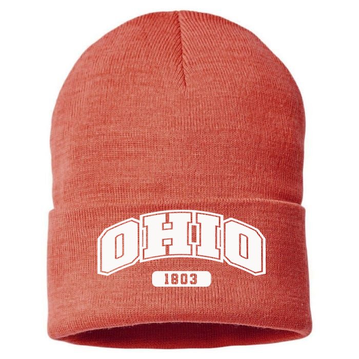 Ohio Collegiate Style 1803 Sustainable Knit Beanie