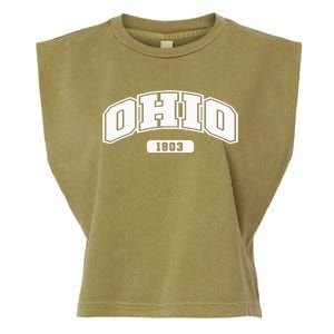 Ohio Collegiate Style 1803 Garment-Dyed Women's Muscle Tee