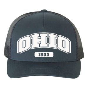 Ohio Collegiate Style 1803 Yupoong Adult 5-Panel Trucker Hat