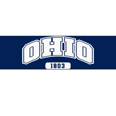 Ohio Collegiate Style 1803 Bumper Sticker