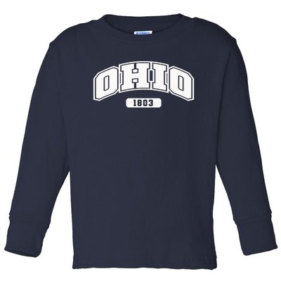 Ohio Collegiate Style 1803 Toddler Long Sleeve Shirt