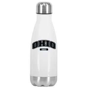 Ohio Collegiate Style 1803 Stainless Steel Insulated Water Bottle