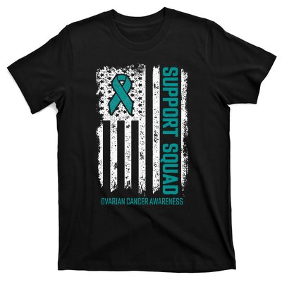 Ovarian Cancer Support Squad Ovarian Cancer Awareness T-Shirt