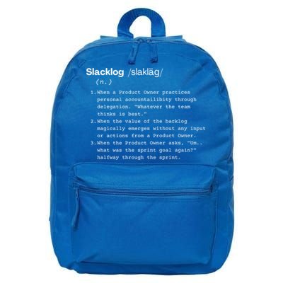 Office Comedy Scrum Master Agile 16 in Basic Backpack