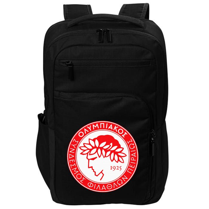 Olympiacos Club Supporter Fan Greece Greek Impact Tech Backpack
