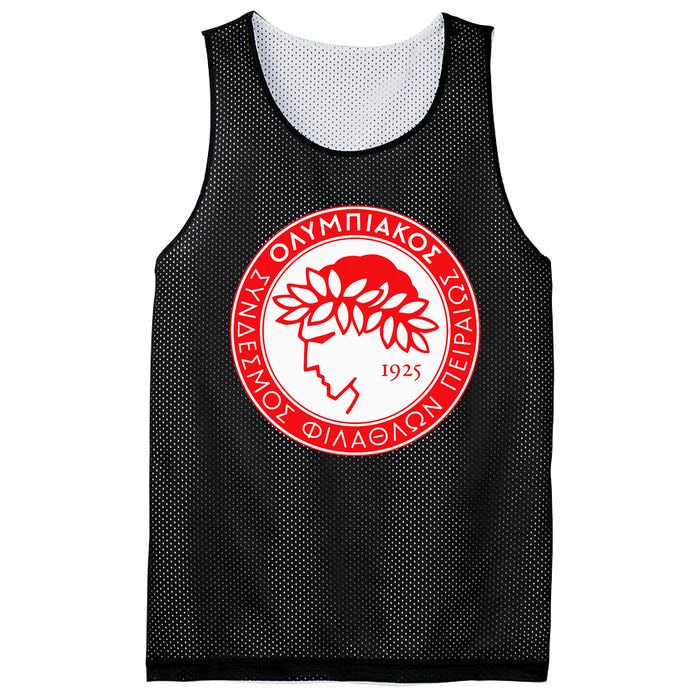 Olympiacos Club Supporter Fan Greece Greek Mesh Reversible Basketball Jersey Tank