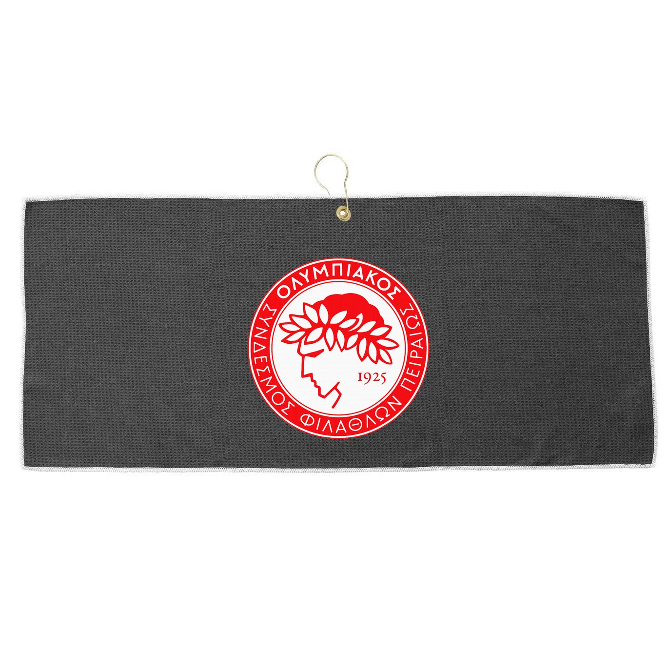 Olympiacos Club Supporter Fan Greece Greek Large Microfiber Waffle Golf Towel