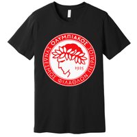 Olympiacos Club Supporter Fan Greece Greek Premium T-Shirt