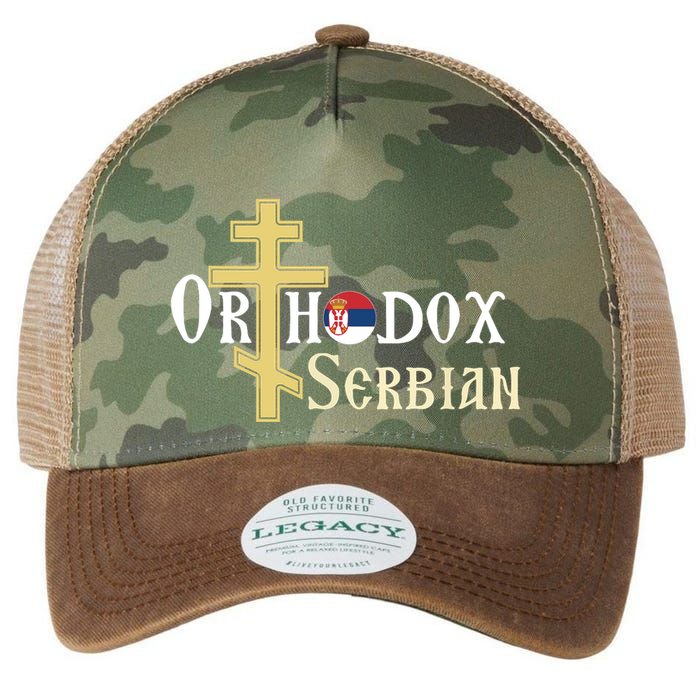 Orthodox Cross Symbol Serbian Christian Legacy Tie Dye Trucker Hat