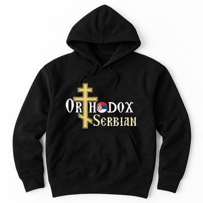Orthodox Cross Symbol Serbian Christian Hoodie
