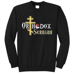 Orthodox Cross Symbol Serbian Christian Sweatshirt