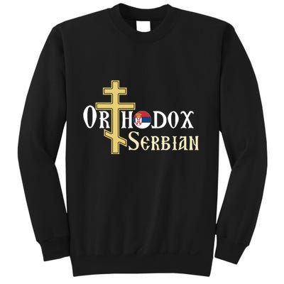 Orthodox Cross Symbol Serbian Christian Sweatshirt