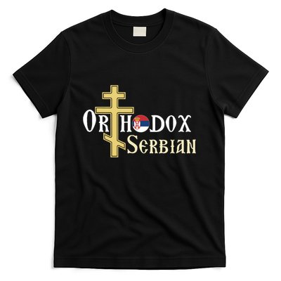 Orthodox Cross Symbol Serbian Christian T-Shirt