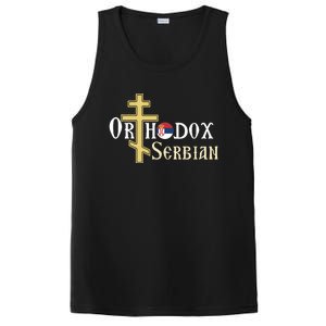 Orthodox Cross Symbol Serbian Christian PosiCharge Competitor Tank