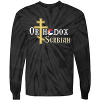 Orthodox Cross Symbol Serbian Christian Tie-Dye Long Sleeve Shirt