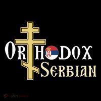 Orthodox Cross Symbol Serbian Christian Women's V-Neck T-Shirt