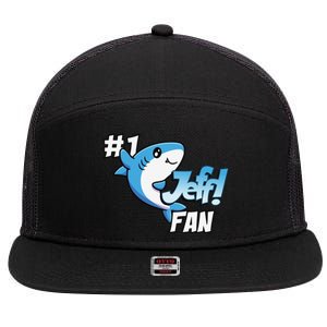 One Cozy Shark Gift Funny 7 Panel Mesh Trucker Snapback Hat