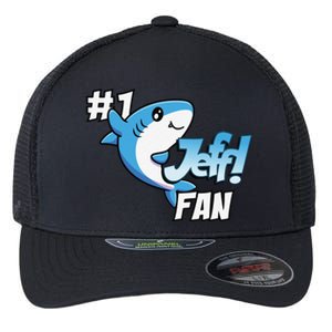 One Cozy Shark Gift Funny Flexfit Unipanel Trucker Cap