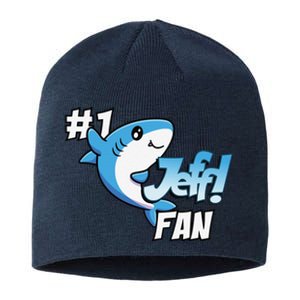 One Cozy Shark Gift Funny Sustainable Beanie