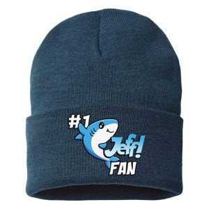 One Cozy Shark Gift Funny Sustainable Knit Beanie