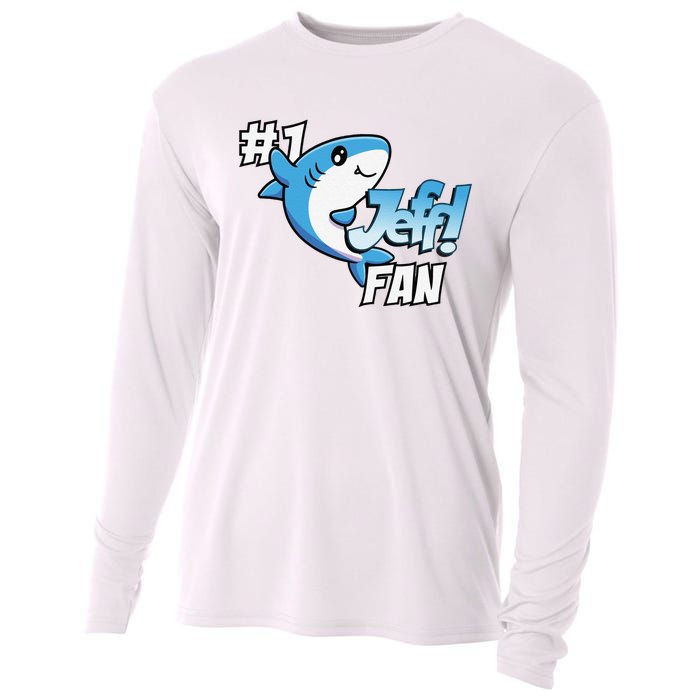 One Cozy Shark Gift Funny Cooling Performance Long Sleeve Crew