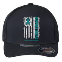 Ovarian Cancer Support Squad Ovarian Cancer Awareness Flexfit Unipanel Trucker Cap