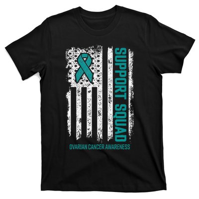 Ovarian Cancer Support Squad Ovarian Cancer Awareness T-Shirt