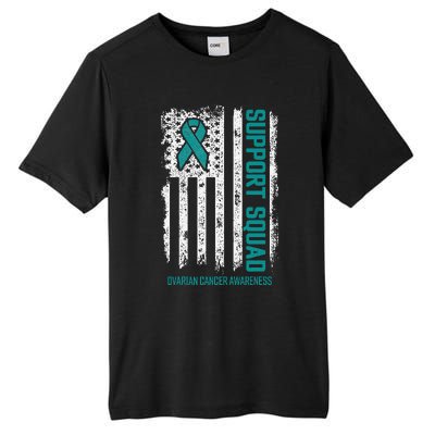 Ovarian Cancer Support Squad Ovarian Cancer Awareness Tall Fusion ChromaSoft Performance T-Shirt