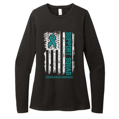 Ovarian Cancer Support Squad Ovarian Cancer Awareness Womens CVC Long Sleeve Shirt