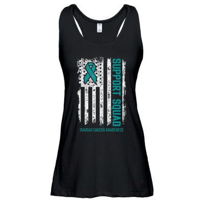 Ovarian Cancer Support Squad Ovarian Cancer Awareness Ladies Essential Flowy Tank