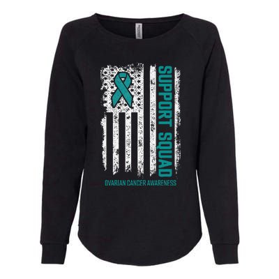 Ovarian Cancer Support Squad Ovarian Cancer Awareness Womens California Wash Sweatshirt