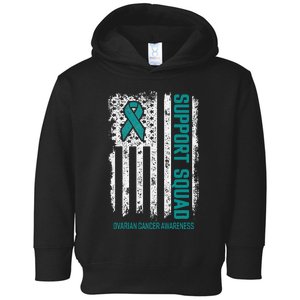 Ovarian Cancer Support Squad Ovarian Cancer Awareness Toddler Hoodie