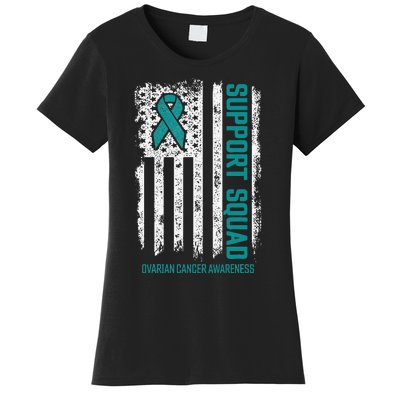 Ovarian Cancer Support Squad Ovarian Cancer Awareness Women's T-Shirt