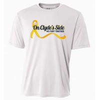 On ClydeS Side Baseball We Fight Together Cancer Awareness Cooling Performance Crew T-Shirt