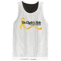 On ClydeS Side Baseball We Fight Together Cancer Awareness Mesh Reversible Basketball Jersey Tank