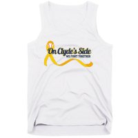 On ClydeS Side Baseball We Fight Together Cancer Awareness Tank Top