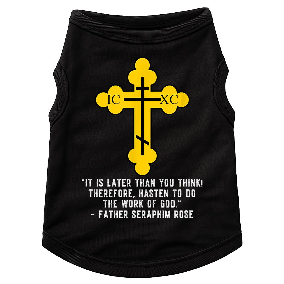 Orthodox Christian Seraphim Rose Doggie Tank