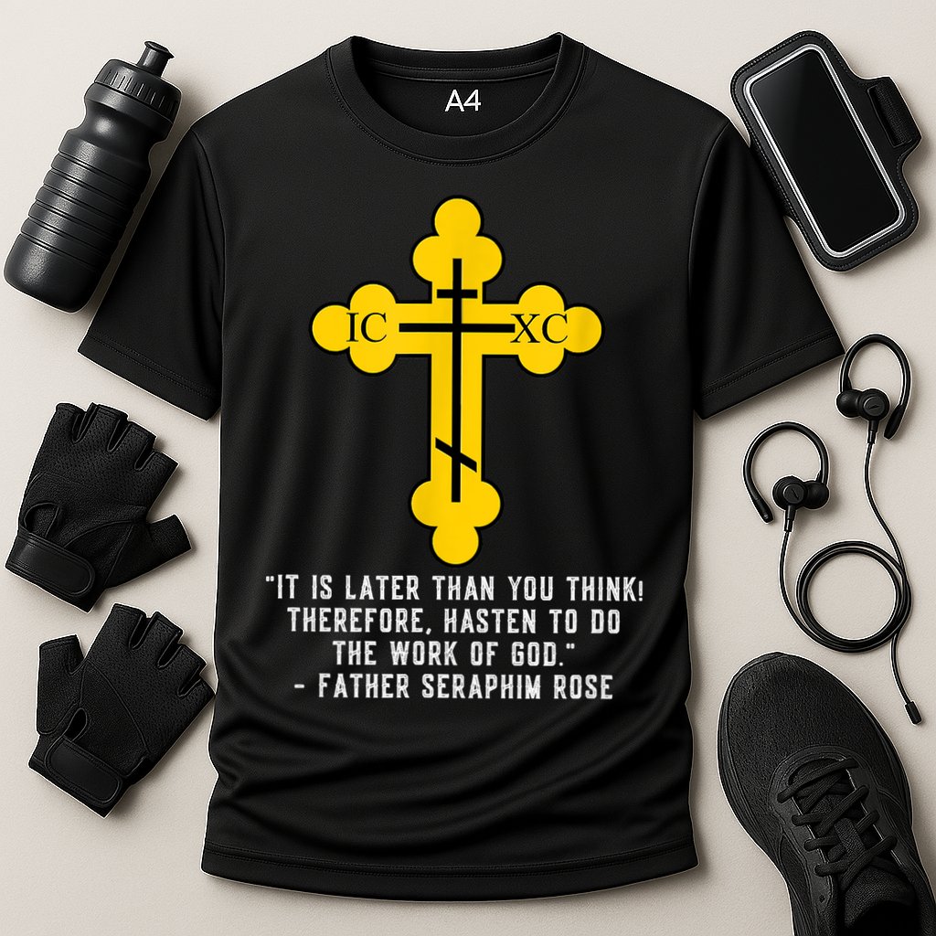 Orthodox Christian Seraphim Rose Performance Shirt