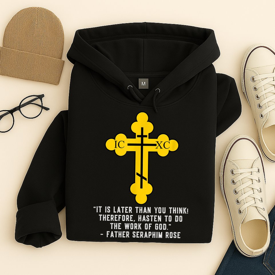 Orthodox Christian Seraphim Rose Hoodie