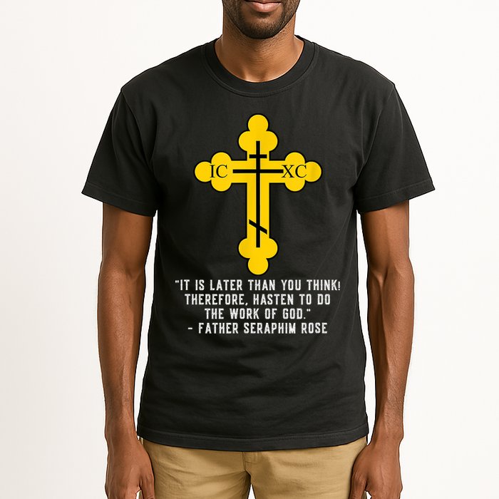 Orthodox Christian Seraphim Rose Tall T-Shirt