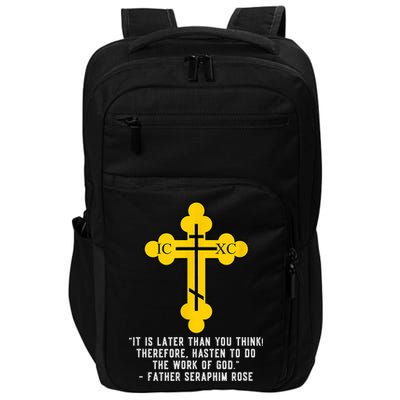 Orthodox Christian Seraphim Rose Impact Tech Backpack