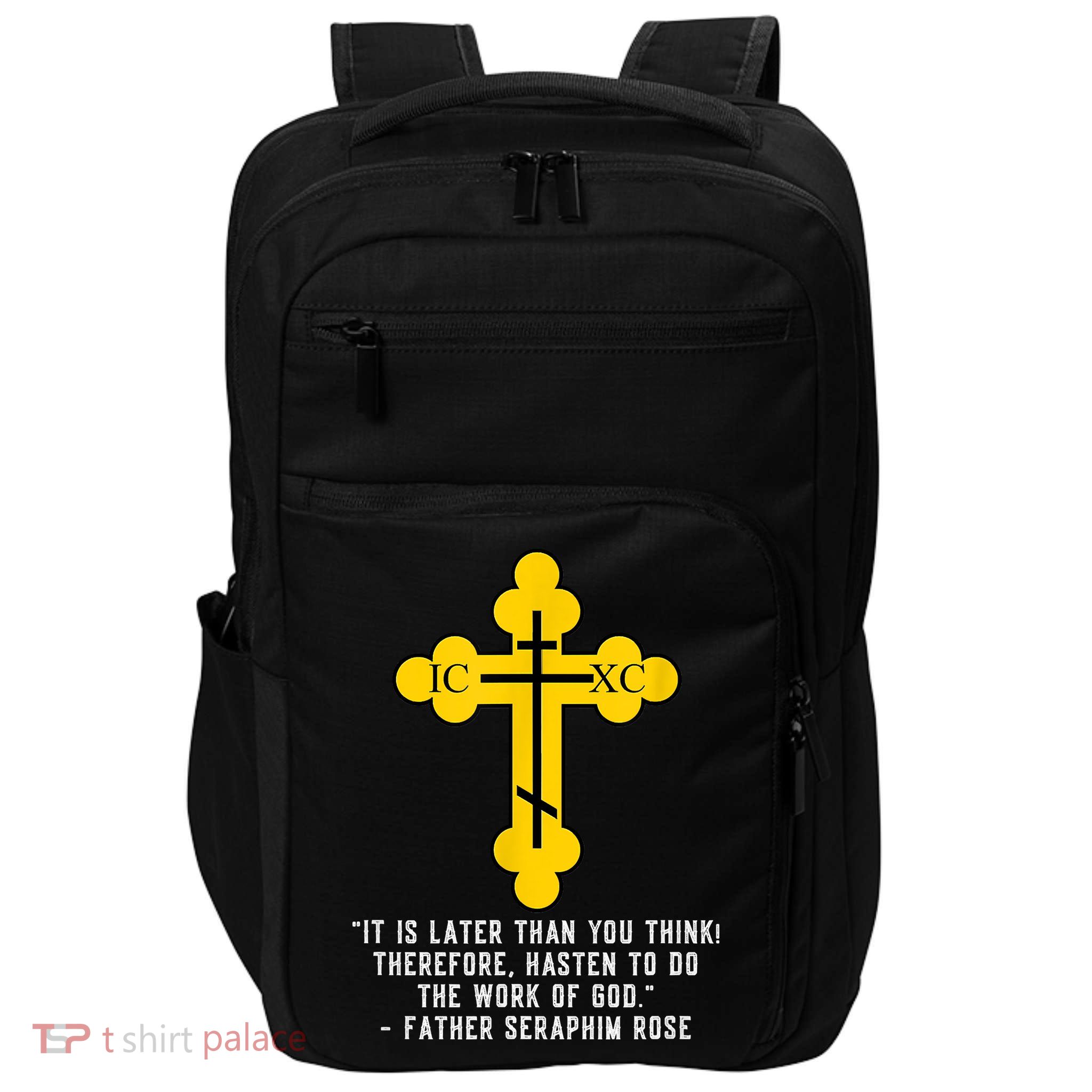 Orthodox Christian Seraphim Rose Impact Tech Backpack
